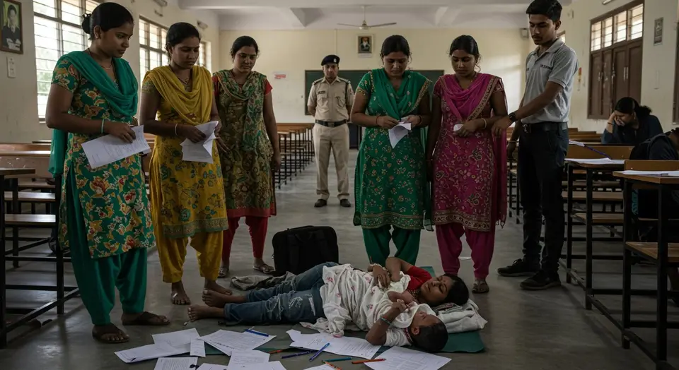 परीक्षा केंद्र पर महिला ने दिया बच्चे को जन्म, नाम रखा ‘सीटी’; कड़ी जाँच पर उठे सवाल