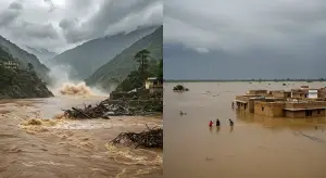 हिमाचल के मंडी में बादल फटा, 3 की मौत:राजस्थान में बाढ़ जैसे हालात, 20 से ज्यादा गांव डूबे; MP समेत 5 राज्यों में तेज बारिश