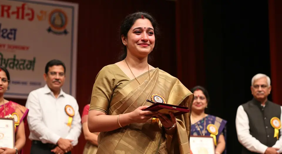 स्कूल से सम्मान मिलने पर इमोशनल हुईं अनीता पड्डा:टीचर्स ने कहा- हमें आप पर गर्व है; एक्ट्रेस बोलीं- आंखों में आंसू और बस मुस्कुरा रही