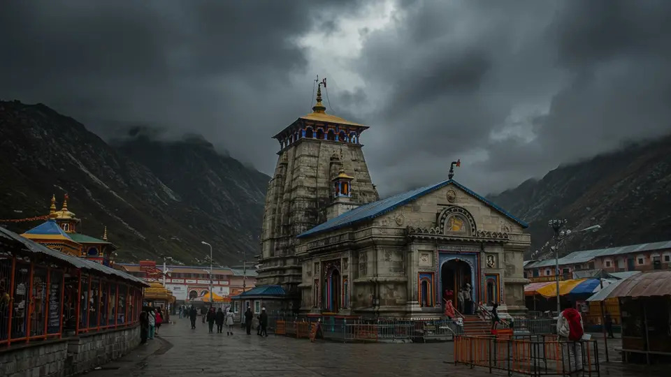 Kedarnath Yatra Halted Amid Red Alert for Heavy Rainfall Across Uttarakhand
