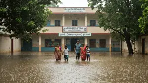 Telangana Bathed in Torrential Rains, Schools Close Amid Flood Chaos
