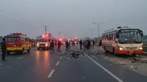 Tragic Pilgrim Bus Crash Claims Ten Lives in Burdwan
