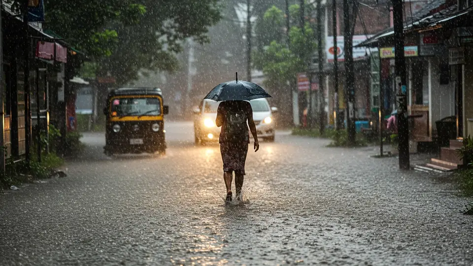 Monsoon Intensifies: Kerala Districts Brace for Heavy Rains, Yellow Alert Issued