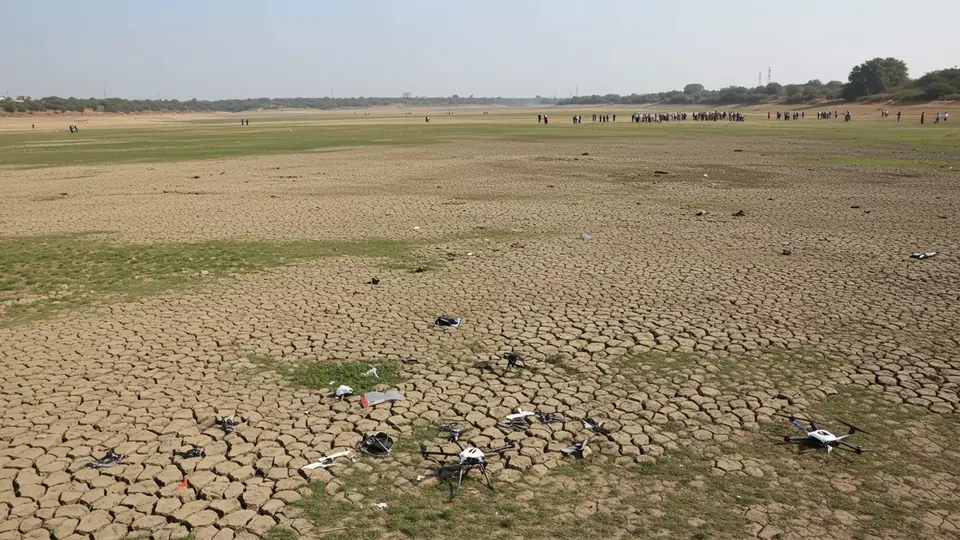 AI Cloud Seeding Fails: Drones Crash, Ramgarh Dam Remains Dry
