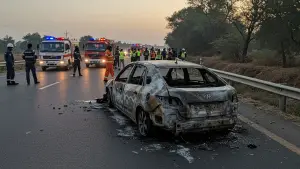 Fiery Crash Claims Eight Lives on Surendranagar Highway