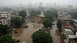 Mumbai Grapples with Deluge: Heavy Rains Trigger Landslides, Disrupt City Life