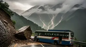 हिमाचल में मानसून का कहर: शिमला बस हादसे में एक की मौत, मंडी भूस्खलन में 7 ने गंवाई जान; 7 सितंबर तक स्कूल-कॉलेज बंद