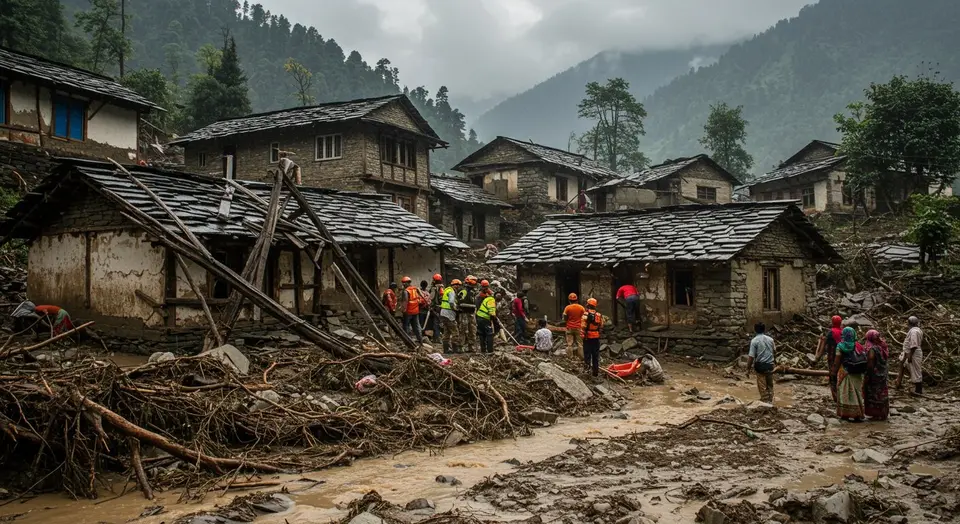 हिमाचल में भारी बारिश और भूस्खलन का तांडव: कुल्लू में घर ढहे, मंडी में 6 की मौत; 9 जिलों में स्कूल-कॉलेज बंद