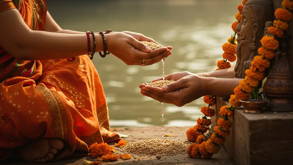 तर्पण क्या है जानिए सही विधि और इसका महत्व