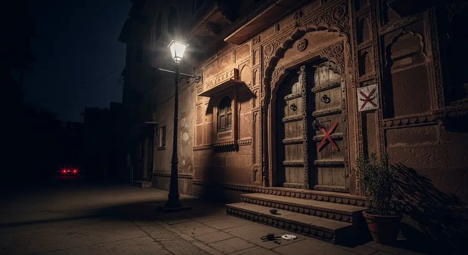 बीकानेर में कांग्रेस नेता-व्यापारी के घर लॉरेंस गैंग का हमला: दहशत फैलाने के लिए धमकी भरा नोट, “अब सीधे सीने में गोली मारेंगे”