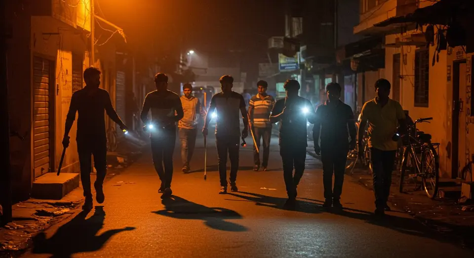 कानपुर में चोरों का आतंक: रातभर जागकर युवा कर रहे रखवाली, सो रही है पुलिस