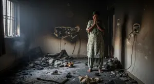 कोटा में टीवी-एक्ट्रेस के 2-बच्चों की दम घुटने से मौत:शॉर्ट सर्किट के कारण फ्लैट में लगी आग, छोटा बेटा भी एक्टर था
