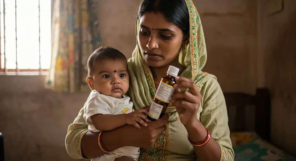 स्वास्थ्य मंत्रालय की अहम चेतावनी: कफ सिरप में जहरीला तत्व नहीं मिला, पर 2 साल से छोटे बच्चों को देने से बचें