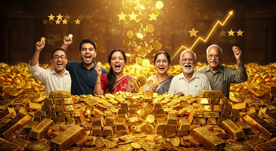 कम लागत और दमदार रेटिंग के साथ मालामाल हुए निवेशक, इन पांच गोल्‍ड फंड्स ने दिया धमाकेदार रिटर्न