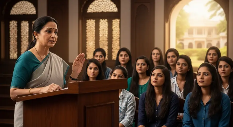 राज्यपाल छात्राओं से बोलीं- लिव इन रिलेशन छोड़िए:आम खाते हैं, गुठली छोड़ जाते हैं; शोषण से बचने के लिए सावधान रहिए