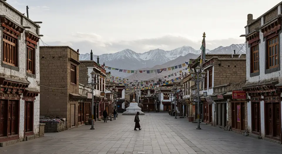 लेह में हिंसा के 16 दिन बाद भी हालात कठिन:आधी रात से इंटरनेट बहाल; टूरिस्ट गायब, फिर भी दावा- सब नॉर्मल है