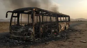 राजस्थान में AC बस में 20 लोग जिंदा जले:एक परिवार खत्म; धमाके का भी दावा, कुछ शव अंदर चिपके, कुछ कोयला बने