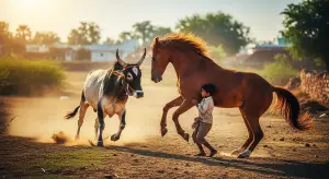 सांड के खौफनाक हमले से बच्चे को घोड़े ने बचाया, ‘असली हीरो’ का वीडियो वायरल, लोगों ने किया सलाम!