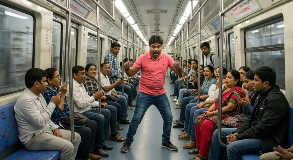 दिल्ली मेट्रो में ‘अश्लील डांस’ ने उड़ाये यात्रियों के होश, वीडियो हुआ जबरदस्त वायरल!