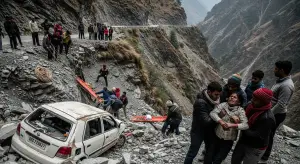 उत्तराखंड में भीषण सड़क हादसा: खाई में गिरी कार, दो की मौत, एक गंभीर घायल; ग्रामीणों ने जान बचाई, प्रशासन अलर्ट