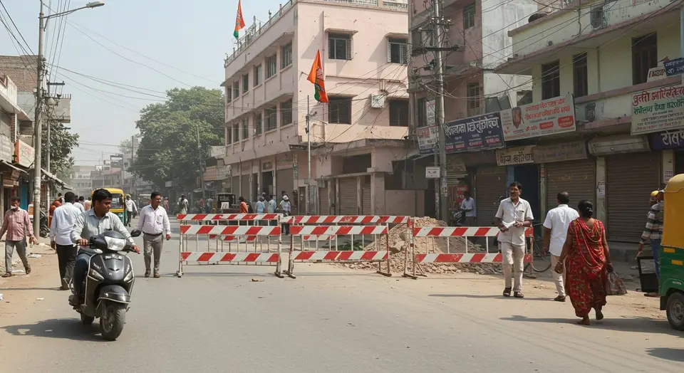 मुरादाबाद में सियासी घमासान: भाजपा दफ्तर जाने वाली सड़क बंद, नगर निगम पर उठे सवाल, अधिकारी मौन, स्थानीय लोग बेहाल!