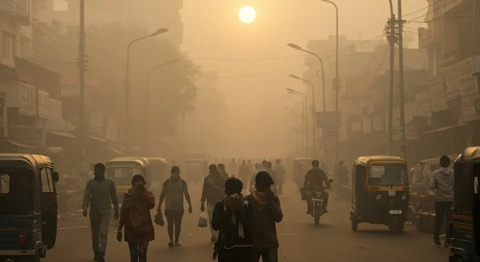गाजियाबाद देश का तीसरा सबसे प्रदूषित शहर, लोनी की हवा बनी सबसे ज़हरीली; AQI गंभीर श्रेणी के करीब