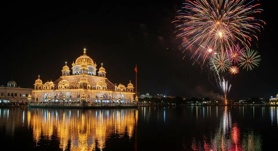 यूपी में गुरु नानक देव जी का 556वां प्रकाश पर्व: गुरु का ताल गुरुद्वारा रोशनी से जगमगाया, भव्य आतिशबाजी से होगा आसमान रोशन