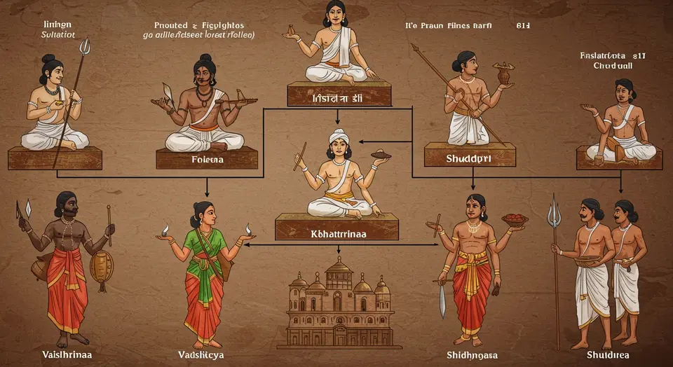 मनुस्मृति में वर्ण व्यवस्था सामाजिक संरचना और कर्तव्यों का विवरण