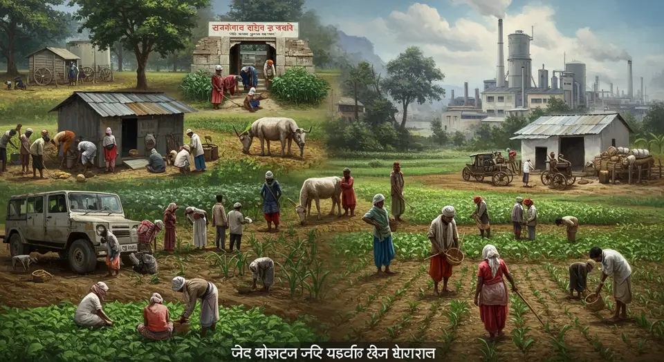 भारत में बेरोज़गारी के प्रकार प्रच्छन्न बेरोज़गारी और आर्थिक क्षेत्रकों में रोज़गार
