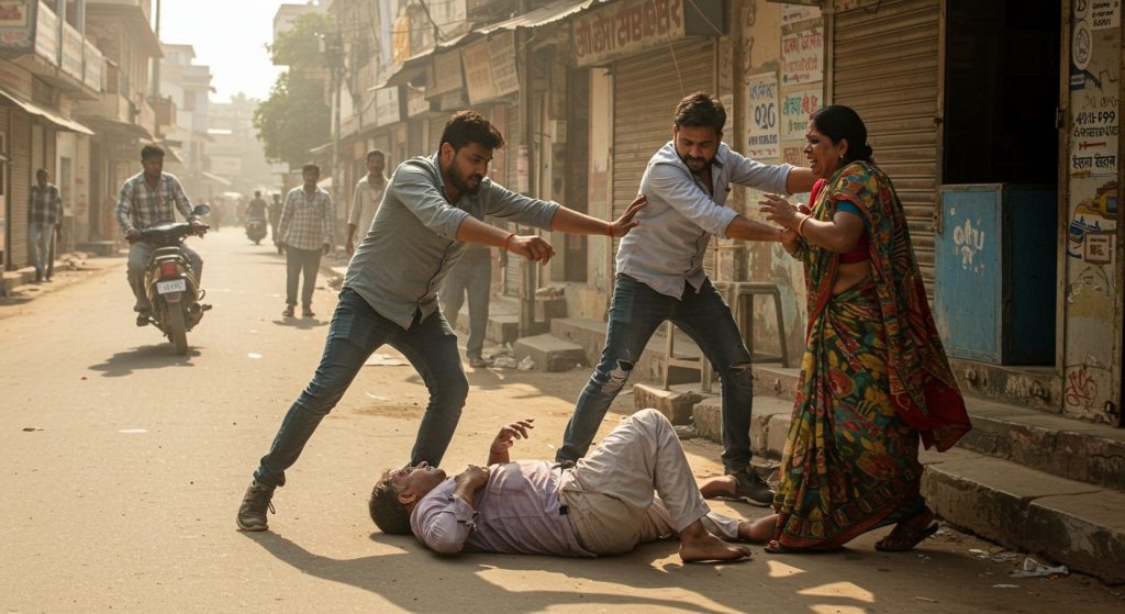 Agra Brutality: Shopkeeper and entire family beaten for refusing to urinate.