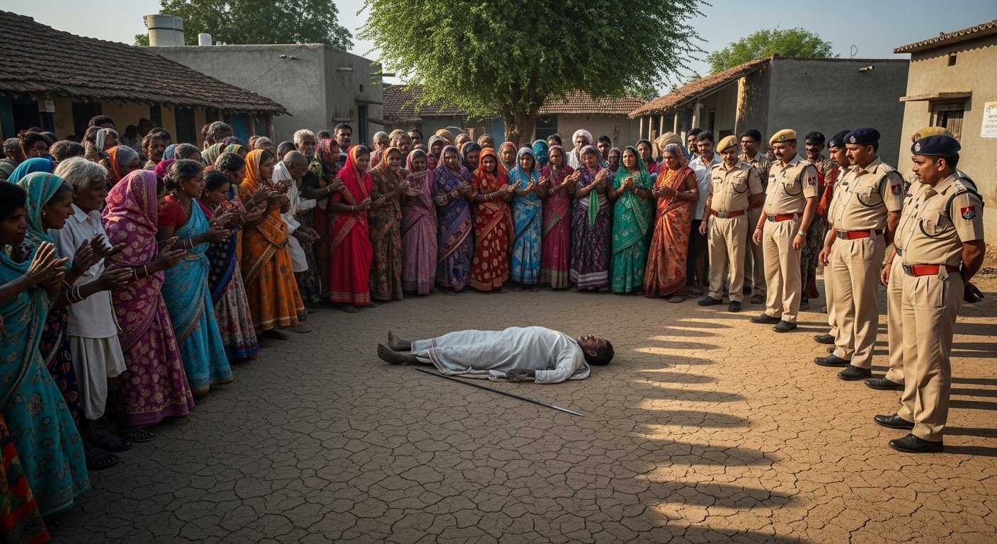 आज़मगढ़: भाले से शख्स की हत्या, ग्रामीण अड़े – ‘पहले हत्यारे पकड़ो, फिर पंचनामा’