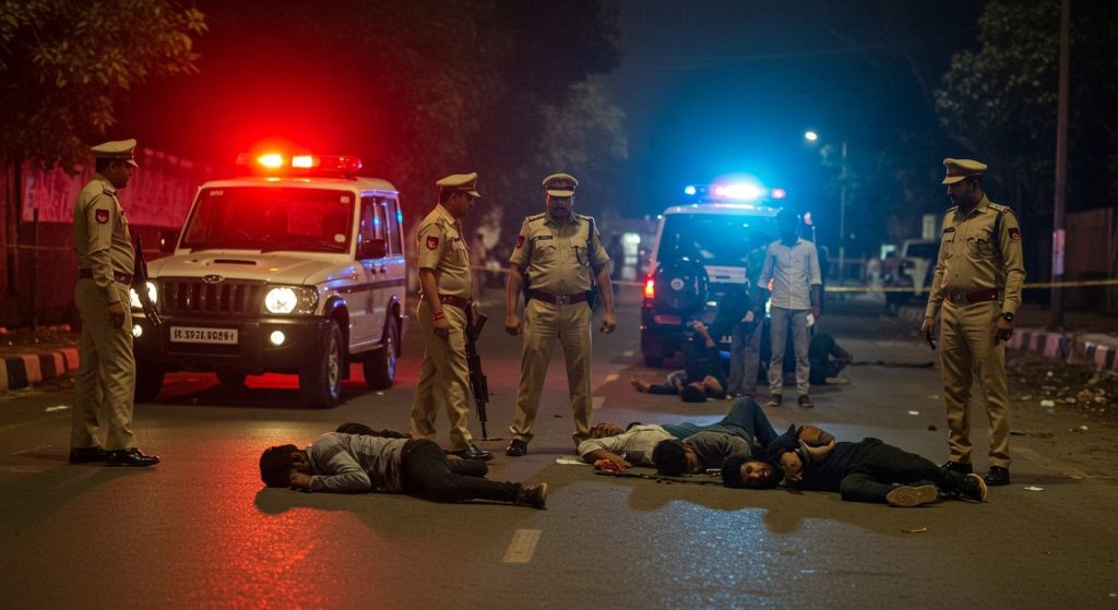Bareilly: Police Crackdown on Criminals; Two Encounters in 24 Hours, Four Miscreants Apprehended, Two Shot