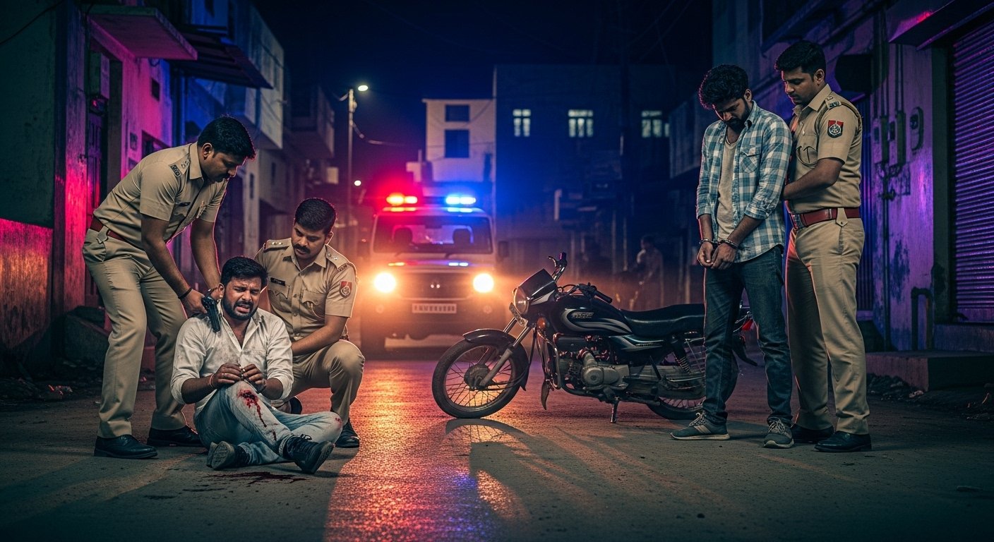 Bareilly Police Encounter: Two Bike Robbers Arrested, One Shot and Injured; 13 Cases Registered