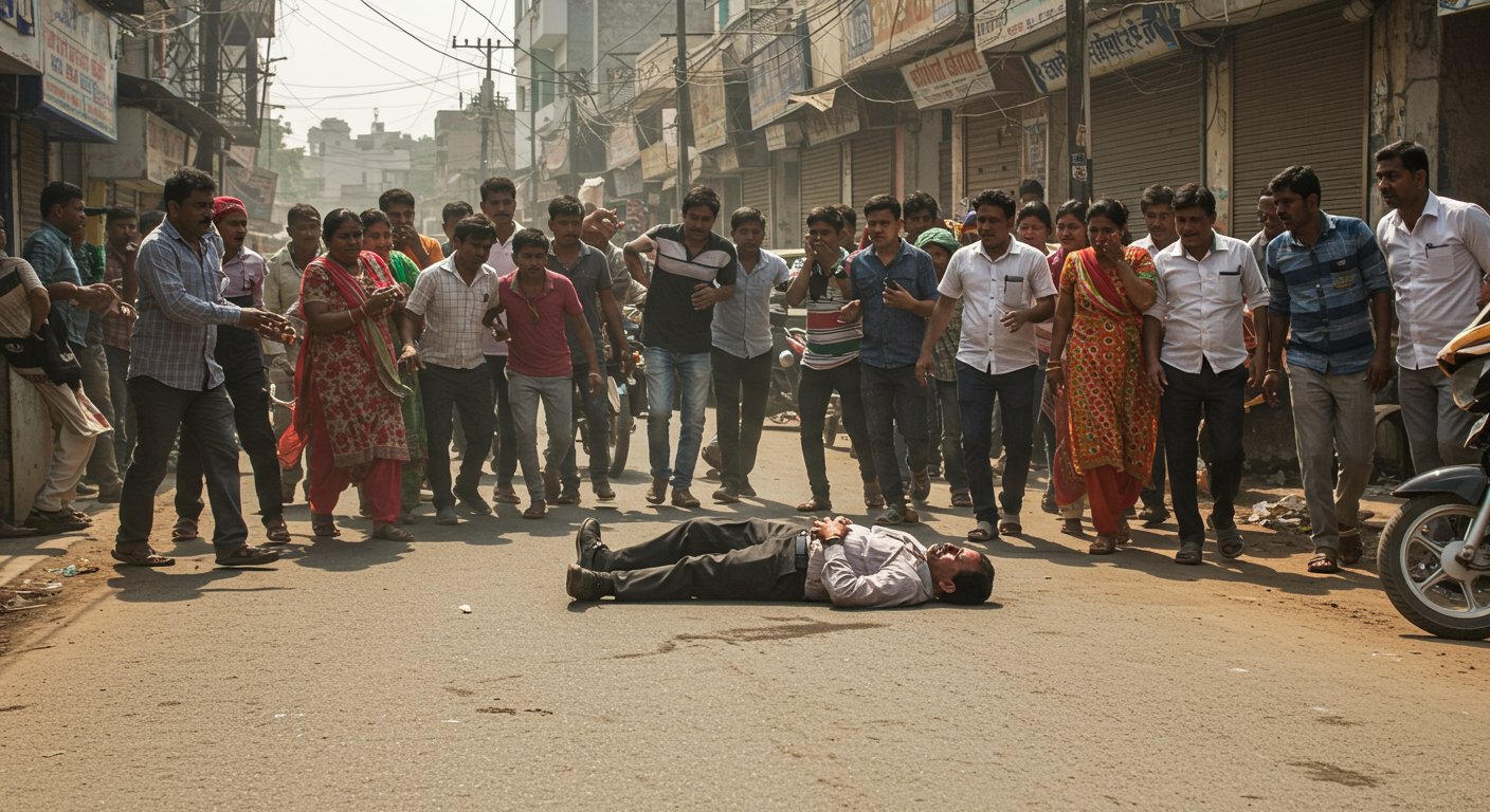 Sensational Incident in Meerut: Property Dealer Shot in Broad Daylight, Left Writhing on Road, Assailants Fled
