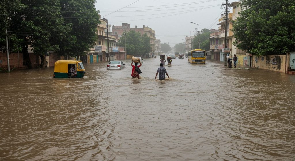 Nature's Fury in Agra: Calamitous Rains Lash, Highway Turns into a Lake, Roads Submerged; What's Next for the Weather?