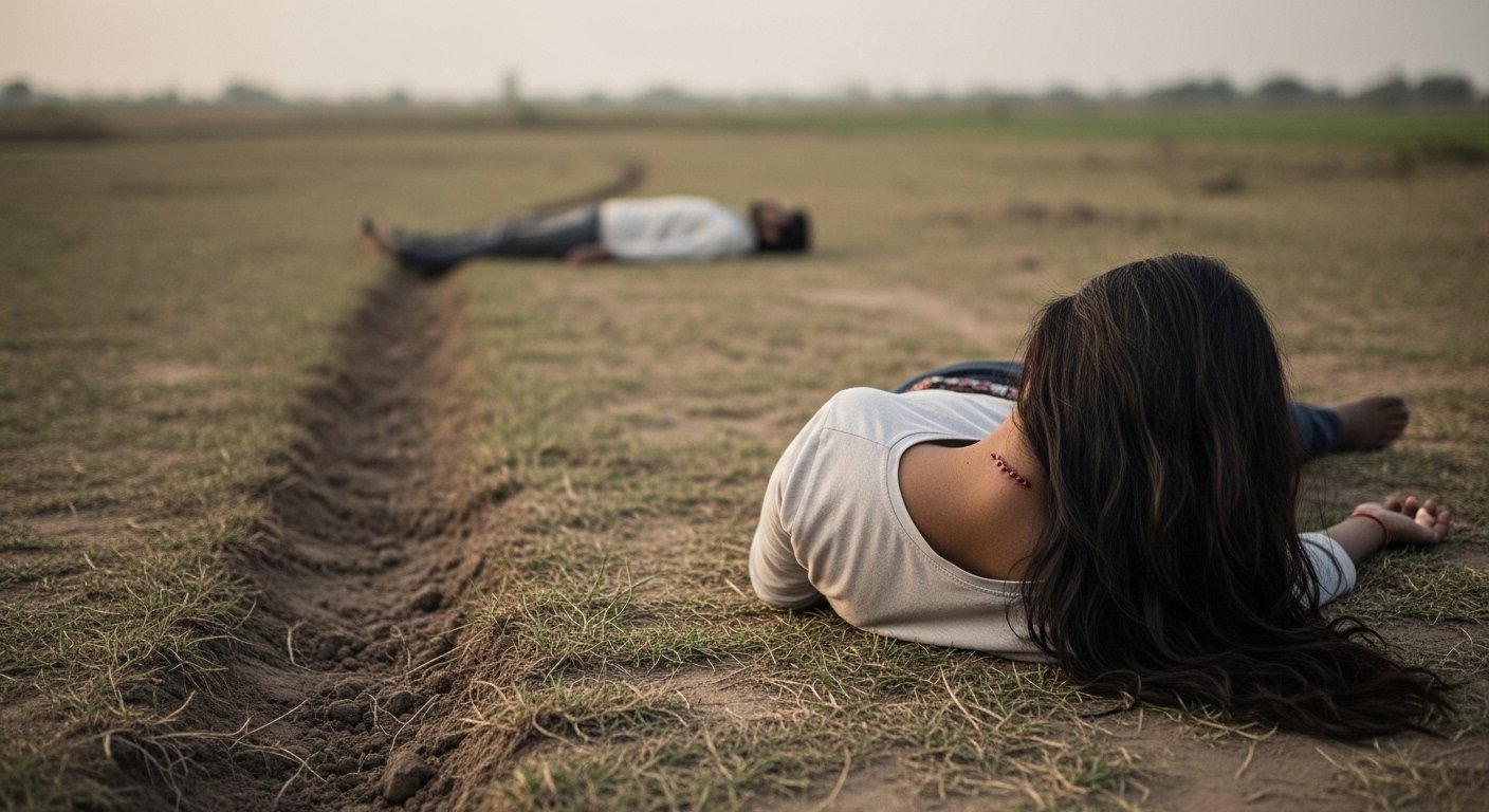 Couple's Gruesome Murder: Bodies Found 50 Meters Apart, Woman Dragged 20 Feet by Her Hair, Injection Mark on Neck