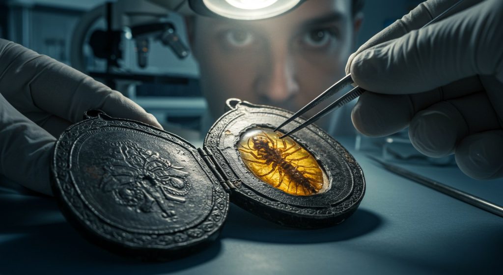 250 Million-Year-Old Extinct Creature Found in 2,000-Year-Old Amulet! Scientists Amazed