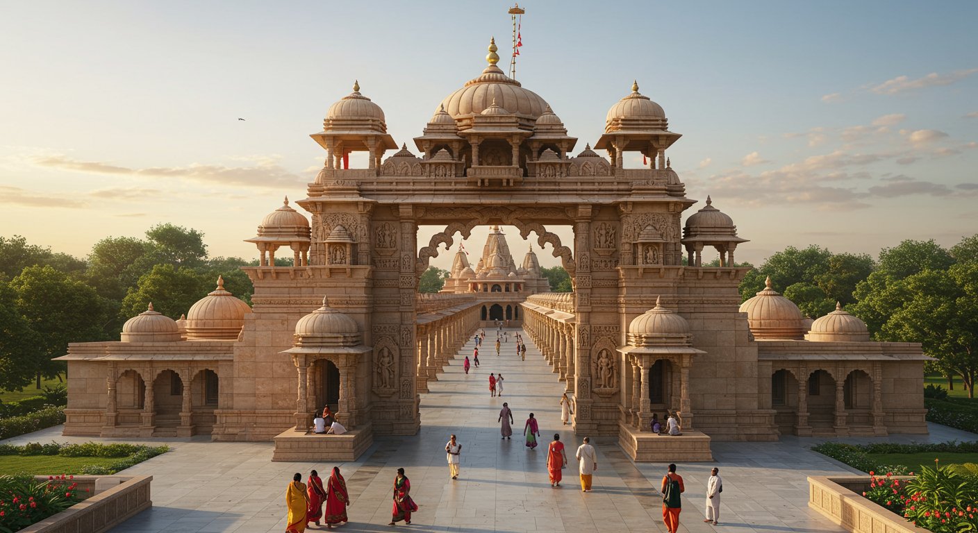 Naimisharanya to Undergo Transformation: Grand Corridor and Archway to be Built for ₹90 Crore; Know All Development Works