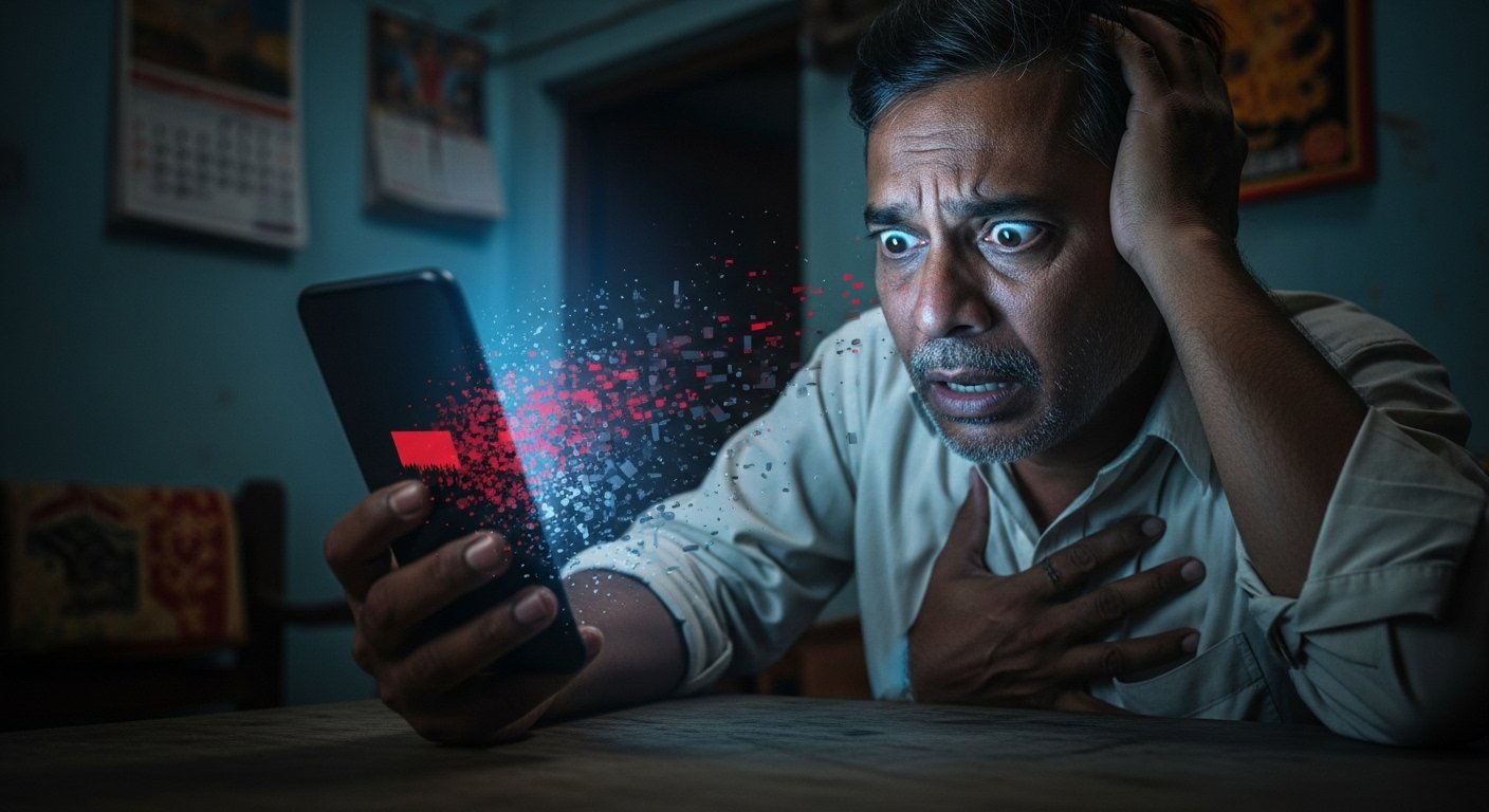Major cyber attack in UP: Fake APK file sent to mobile, Rs 27.20 lakh vanished in one click!