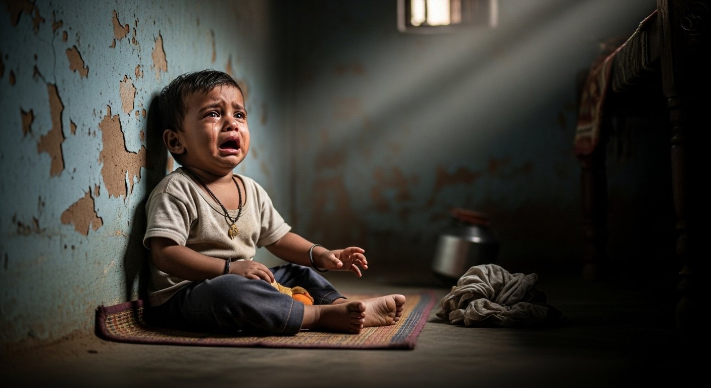 UP: Wife murdered five days after divorce; Husband consumes poison; 1.5-year-old child orphaned