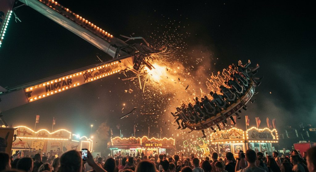 Horrific Accident on 360-Degree Swing Ride: Ride Broke in Mid-Air During Third Round, Watch Terrifying Video