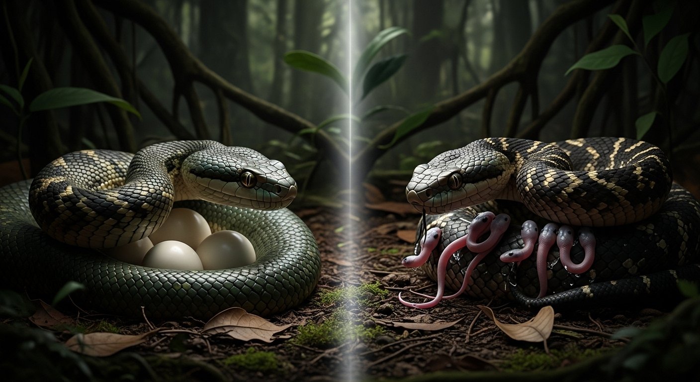 The Mystery of Snakes: Egg-Laying or Live-Bearing... Which Snakes Are More Dangerous? Know the Truth!