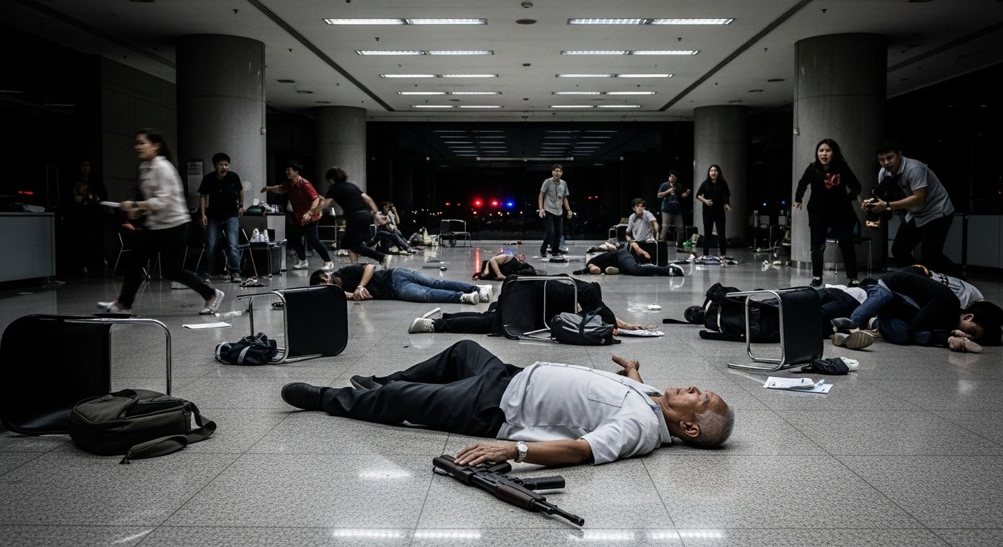 Elderly Man Opens Fire in Bangkok, Thailand: 6 Dead, 3 Injured; Attacker Shoots Himself