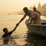 Boy Nearly Drowns While Bathing in Ganga, Boatmen Save Him: Ignoring Warnings Proves Costly