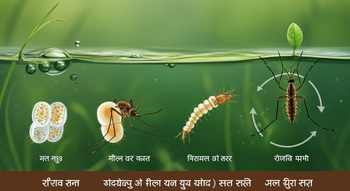 मच्छर का जीवन चक्र क्या है और बीमारियाँ कैसे रोकें