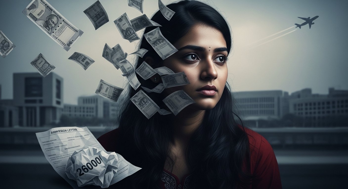94 Lakh Fee Scam: Fraud in College, Student Leaves Country!