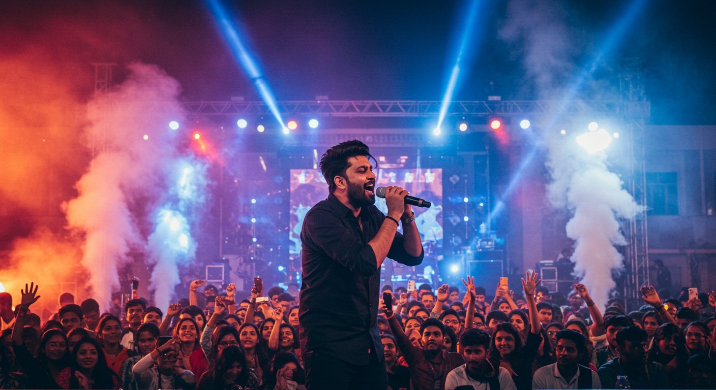 FIR Against Haryanvi Singer Masoom Sharma in Chandigarh: Sang Banned Song 'Chambal Ke Daku' at Punjab University; Youth Murdered During Concert