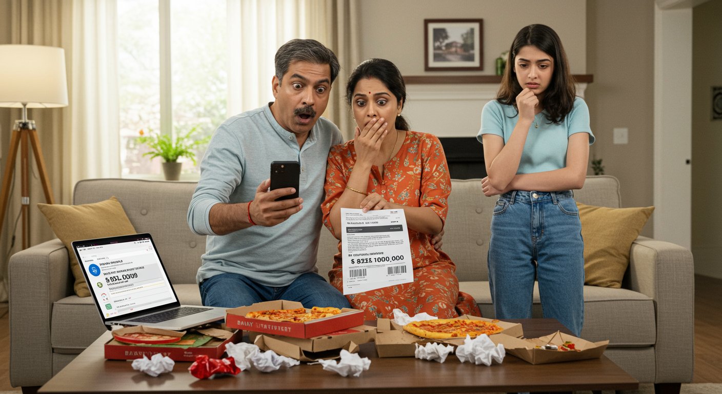 दूसरे के घर बच्चे संभाल रही थी लड़की, भूख लगी तो ऑनलाइन मंगवाया खाना, फिर मालिक ने देखा बिल और रह गए हैरान!
