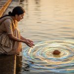 The moment a coconut was offered in the Ganges, 'this spectacle' unfolded: The scene changed in the blink of an eye, video viral!