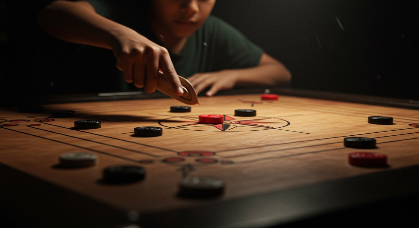 Viral Video: Child performs astonishing feat on carrom board, makes 'Queen' disappear in a single shot!